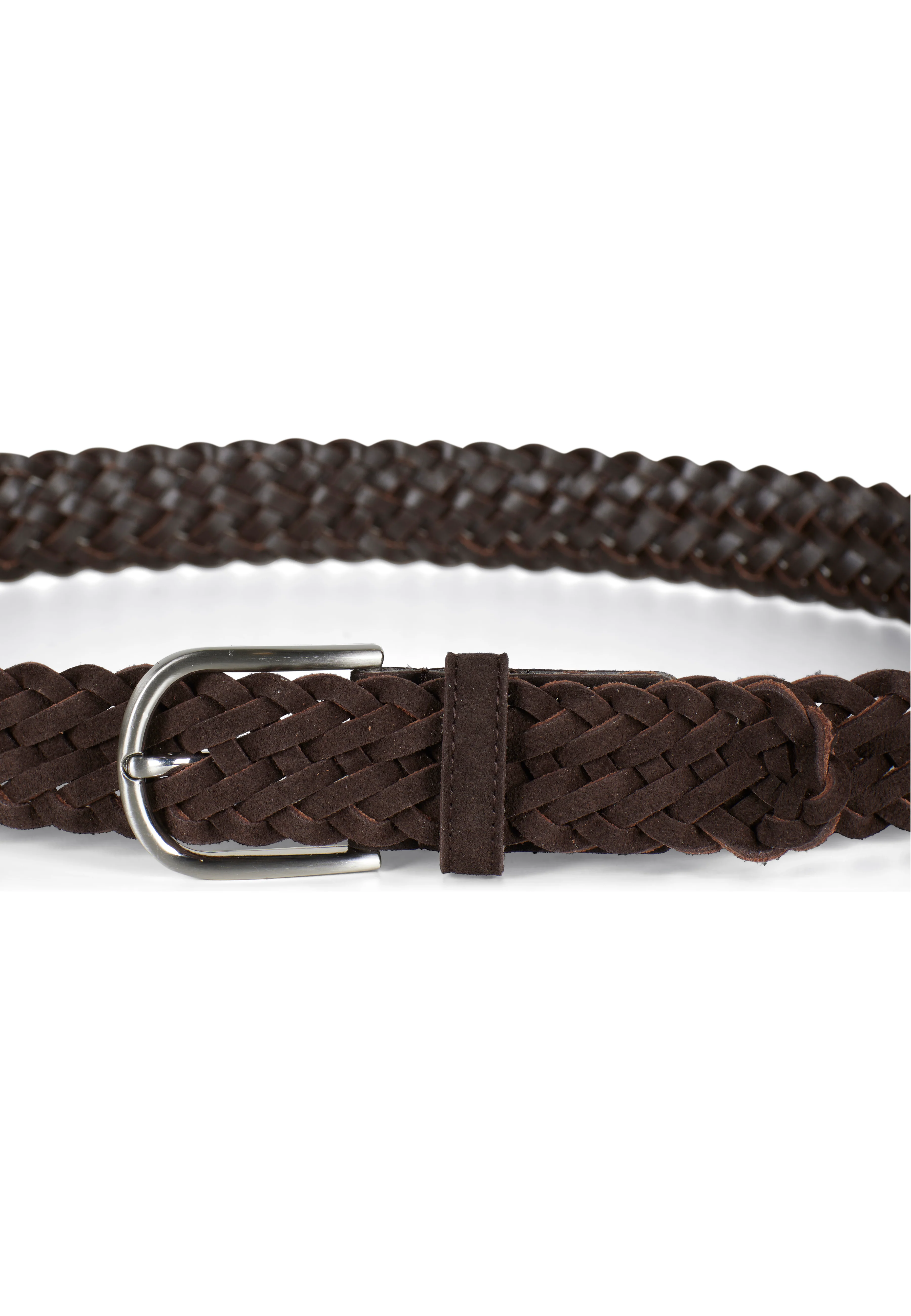 Howard Suede Belt Ashley Dark Brown - Image 3