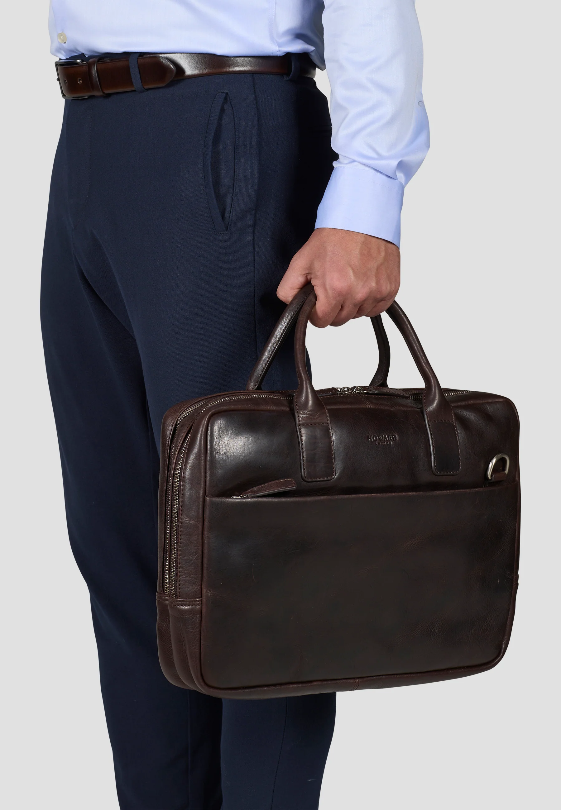 Laptop Bag Stanley Dark Brown - Image 5