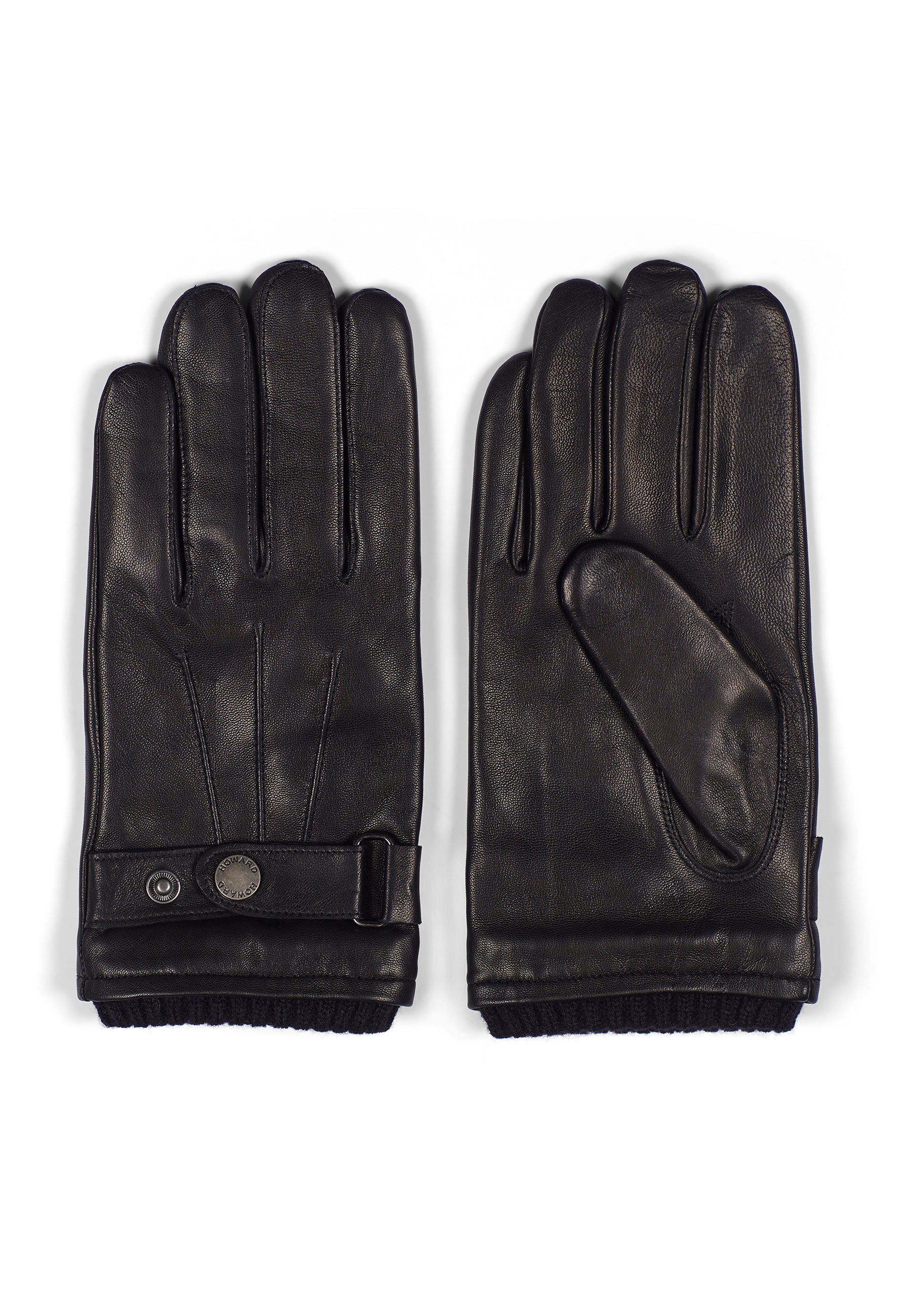 Leather Gloves Smith Black