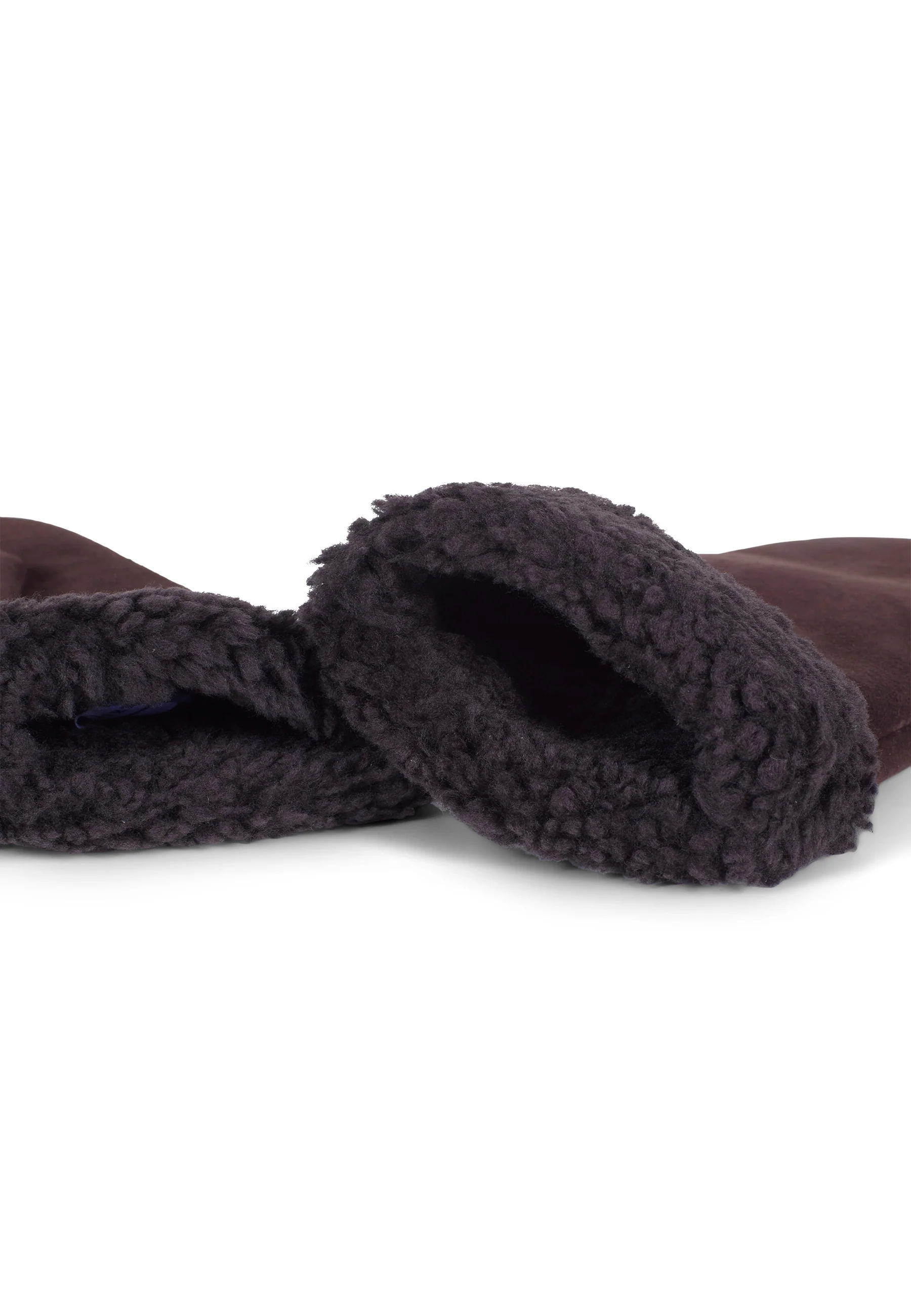 Women's Leather Gloves Elsa Dark Brown - Image 3