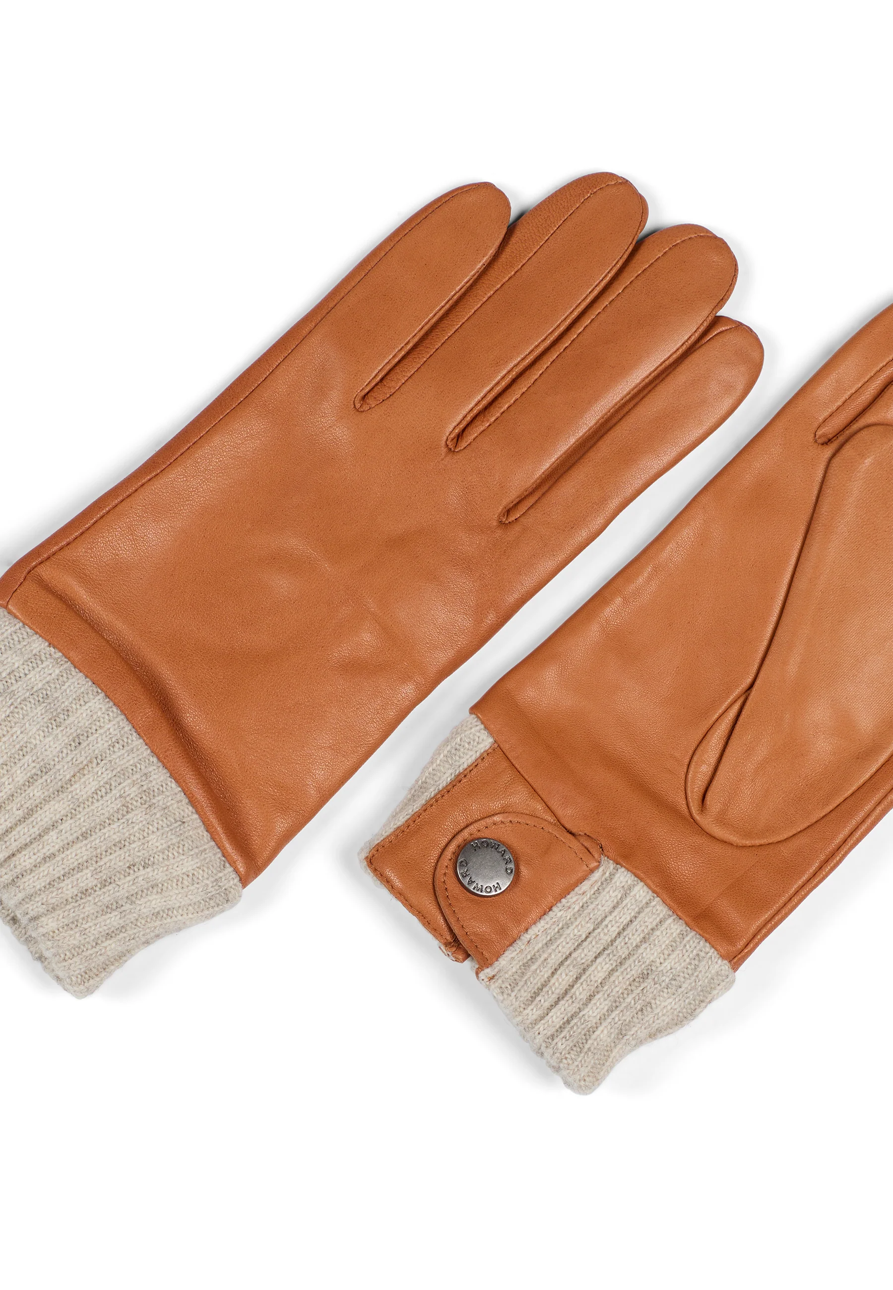 Women's Leather Gloves Lily Tan - Image 2