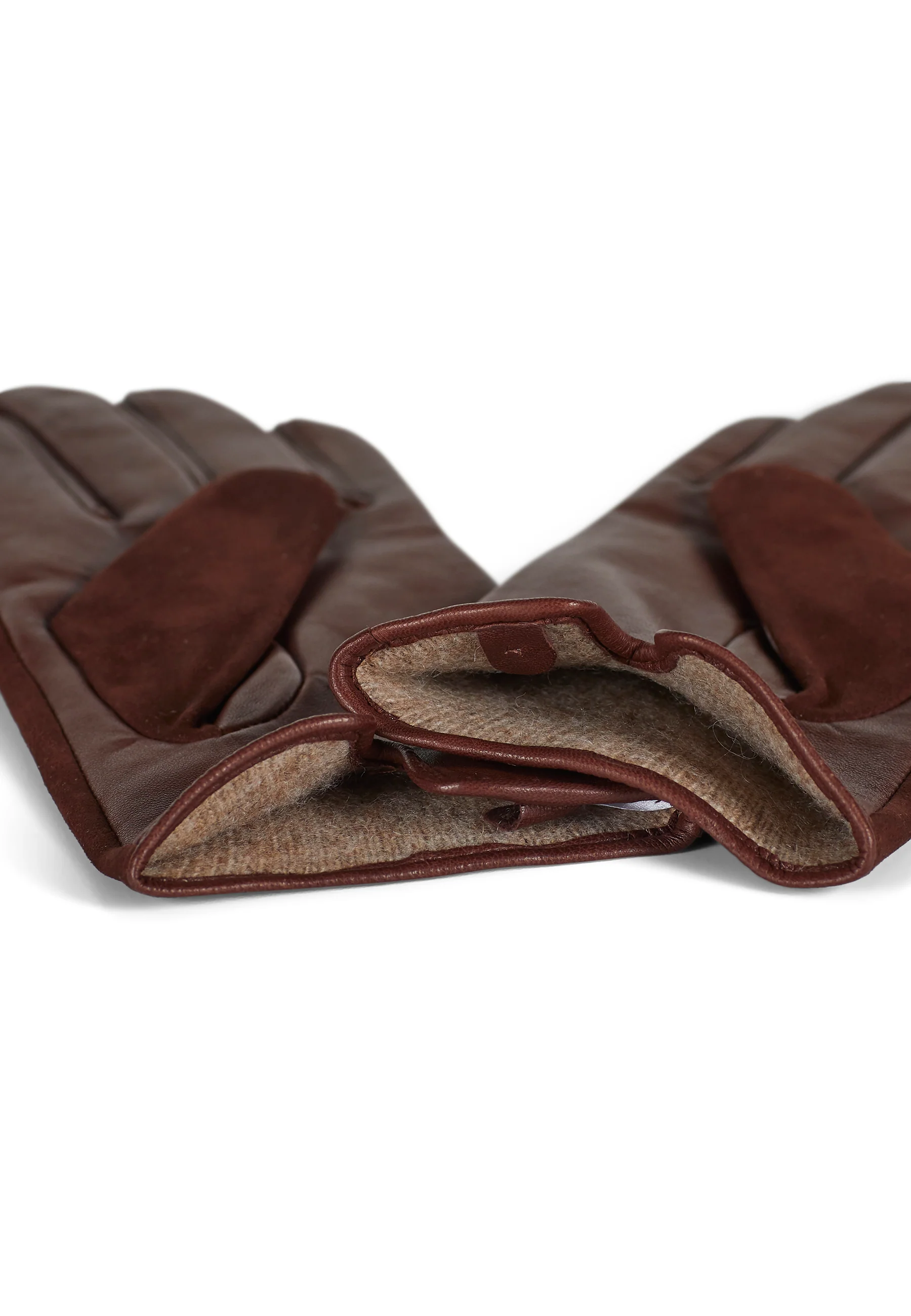 Women's Leather Gloves Luna Brown - Image 3